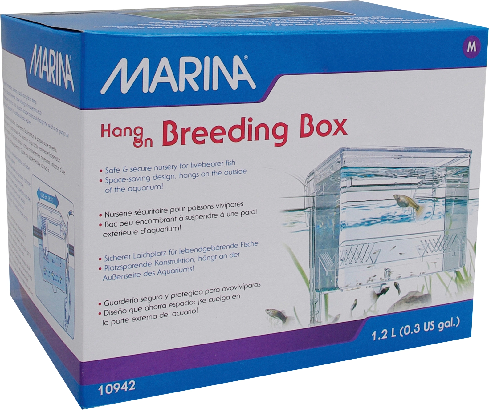 Marina Hang-On breeding box (fødekasse) Medium